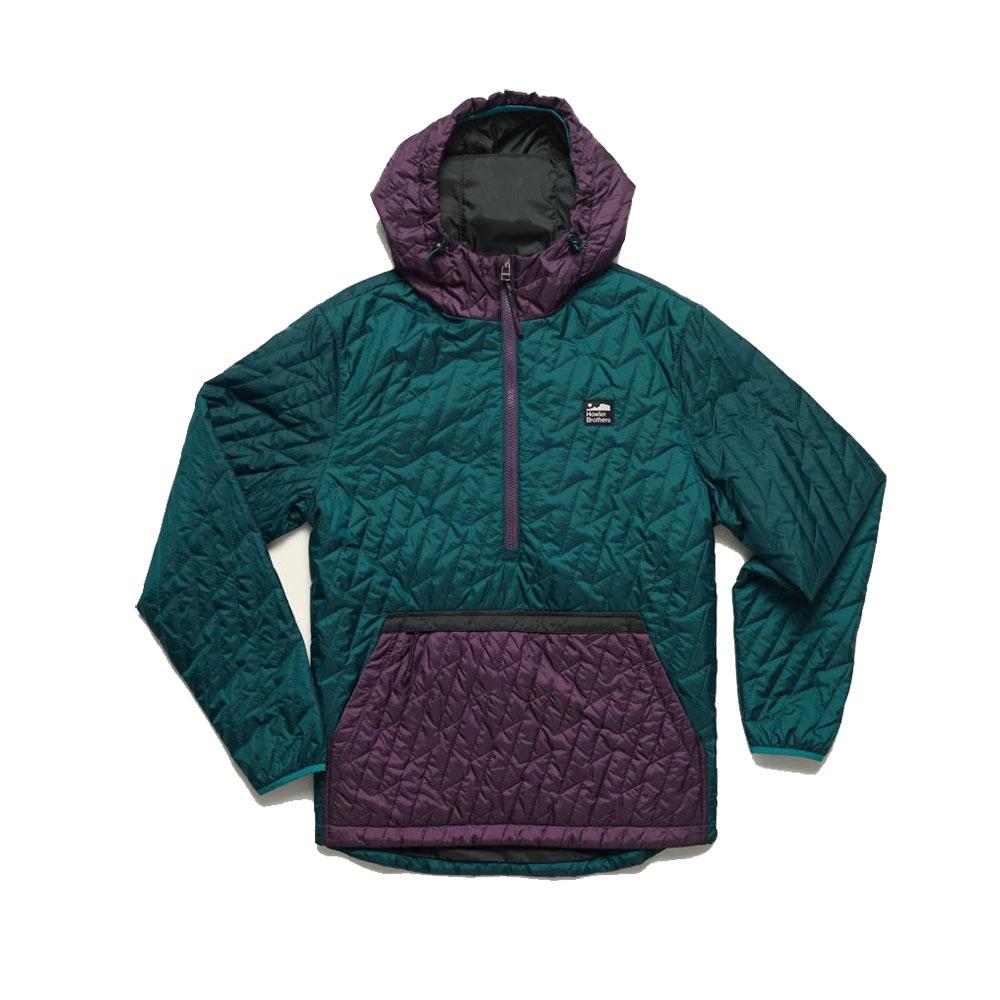 Howler Brothers Voltage Quilted Pullover Men's in Violet Night